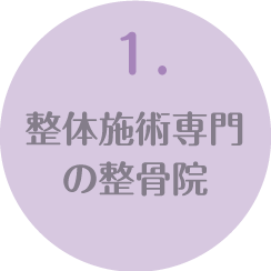 1.実績20年の院長